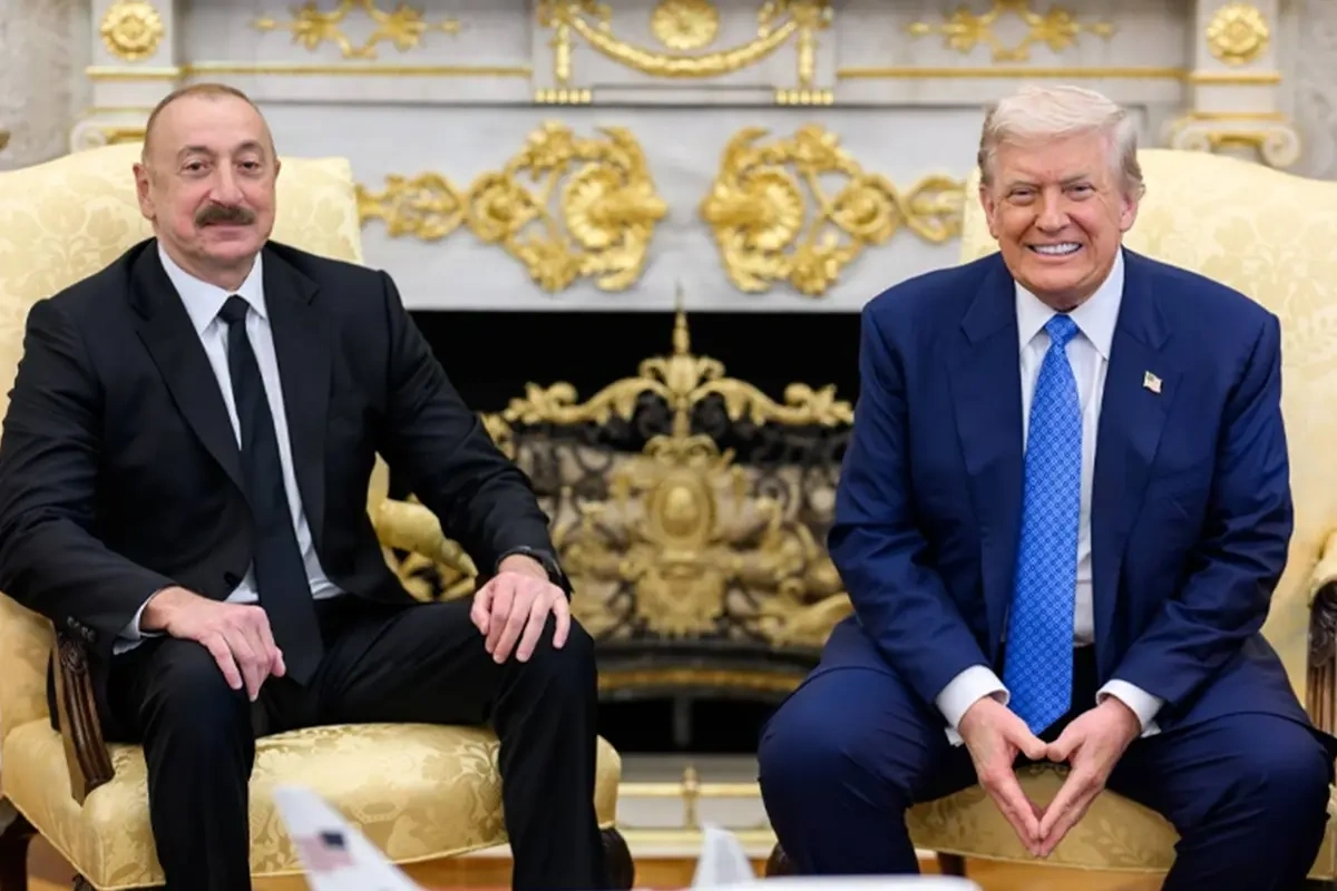 Tramp Əliyevin çıxışına həsr olunmuş məqaləni paylaşdı - Foto