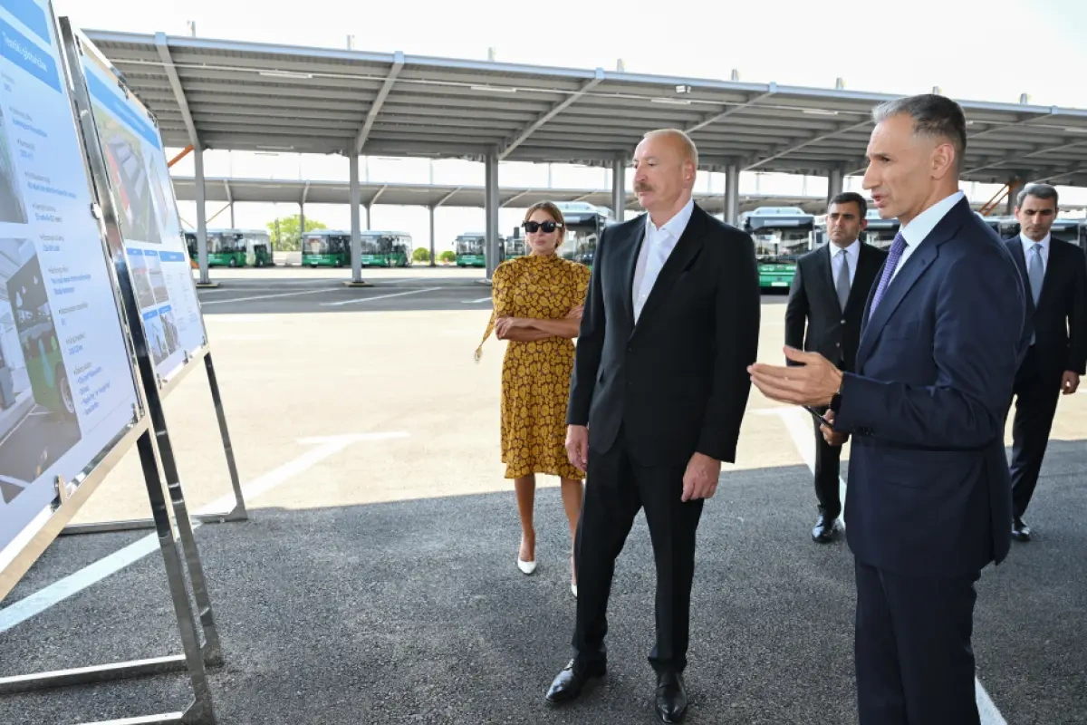 Prezident Naxçıvanda yeni nəqliyyat layihələri ilə tanış oldu