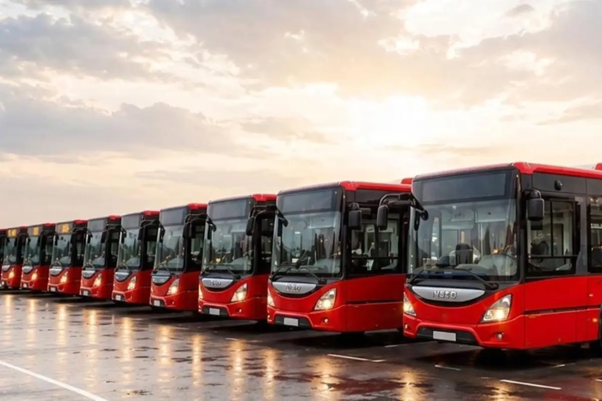 Daha bir marşrut xəttinin avtobusları yenilənir