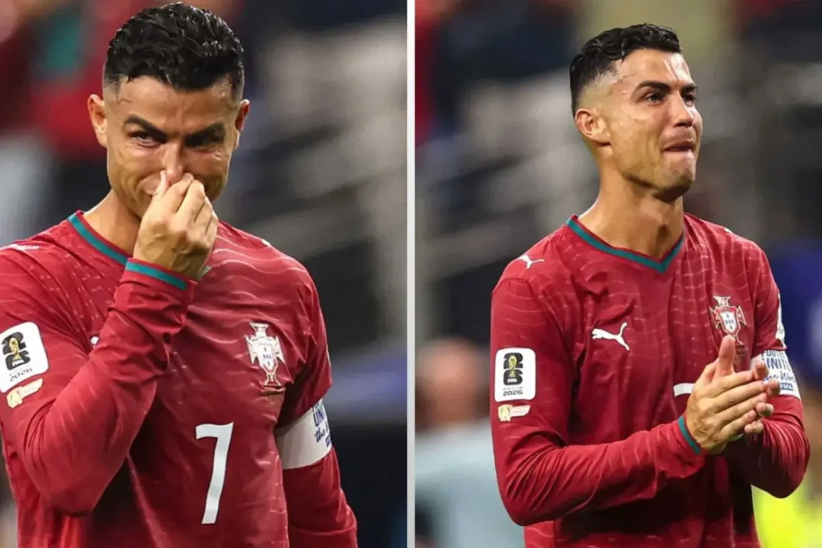 Göz yaşlarını saxlaya bilməyən Ronaldo meydanda tək qaldı