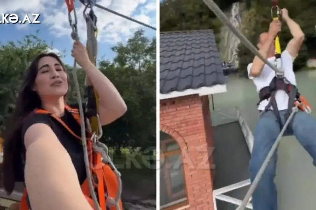 Şəkidəki “zipline”də ötən ay da ciddi texniki problemlər olub - VİDEO