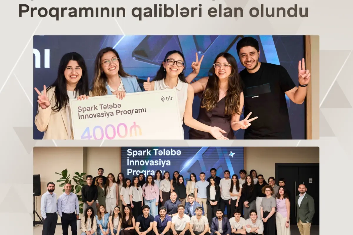 Bir ekosistemi “Spark Tələbə İnnovasiya Proqramı”nın qaliblərini elan etdi