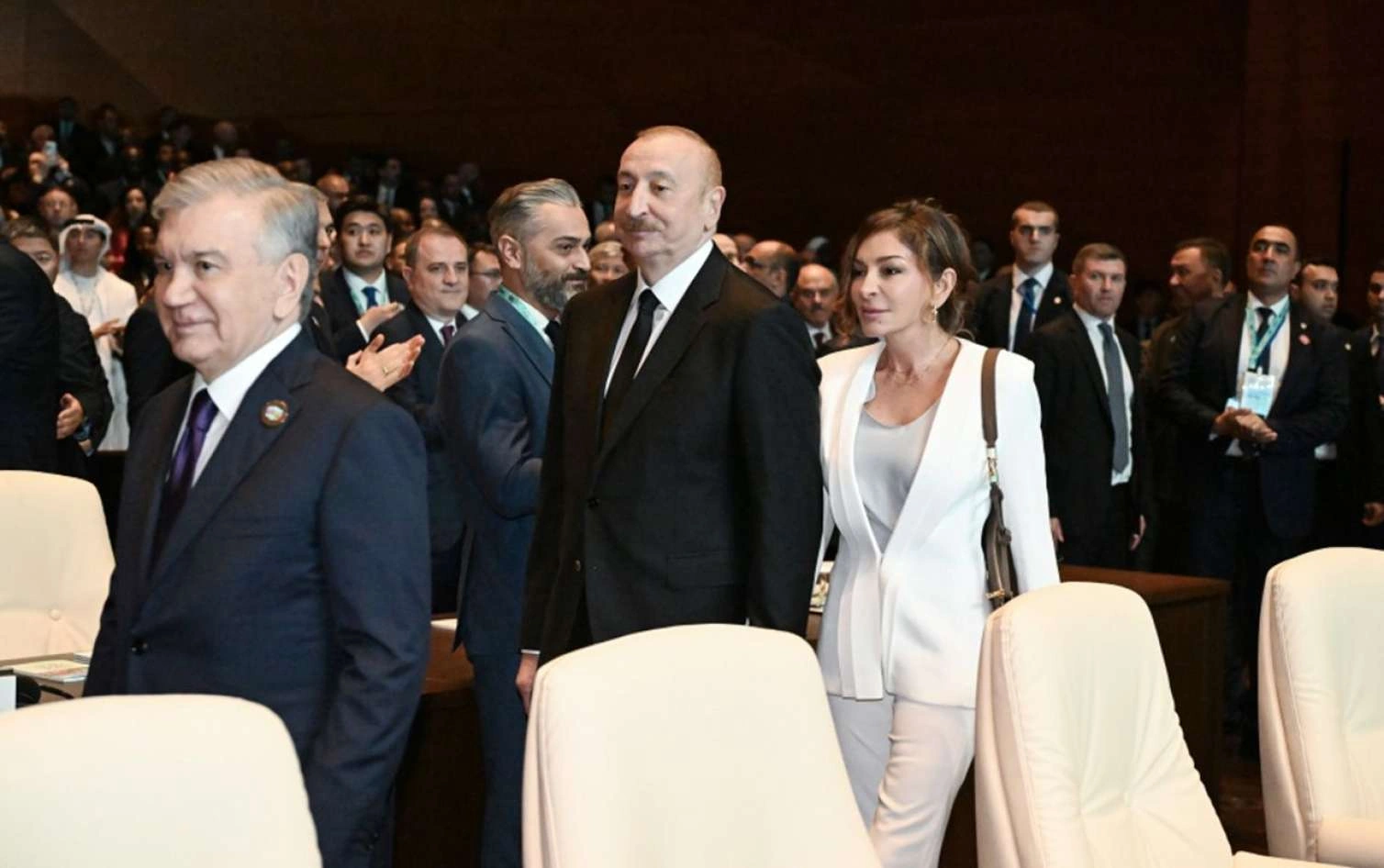 İlham Əliyevlə xanımının tədbirdən