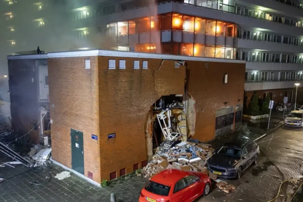 Amsterdamda idman klubunda güclü PARTLAYIŞ