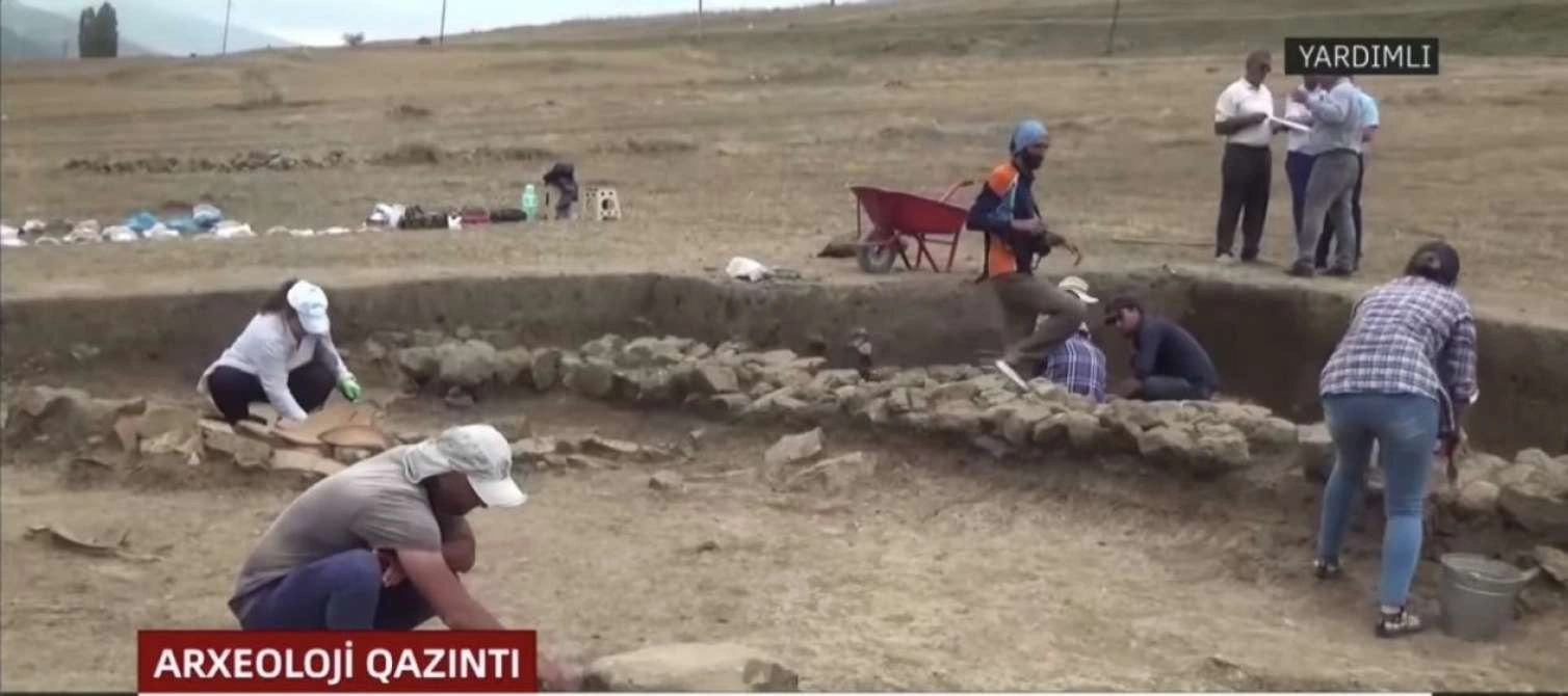 Yardımlıda 2 min illik tarixə malik qədim tikilinin qalıqları tapıldı