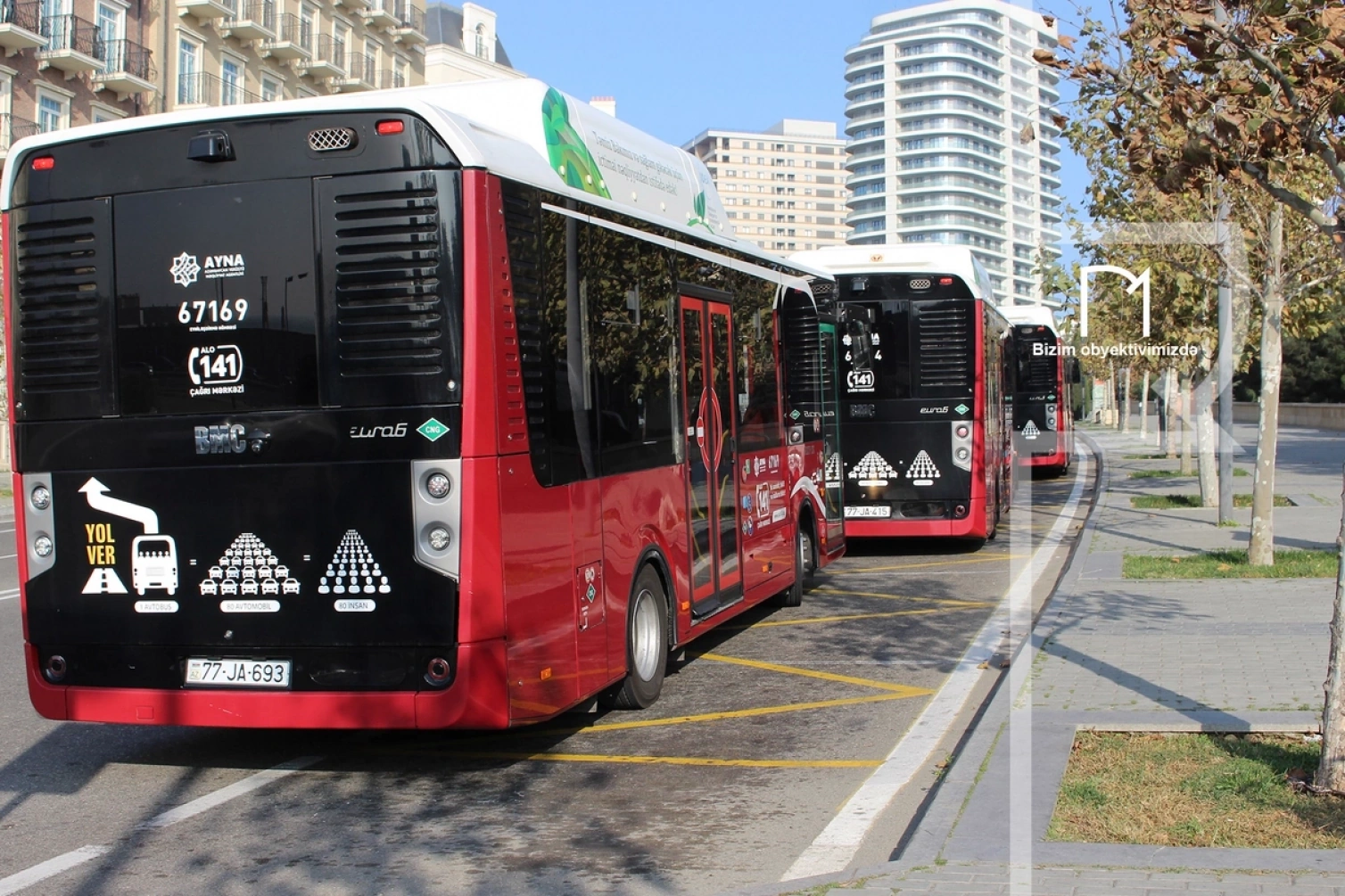 "28 May"–"Nizami" xətti bağlanır: Sabahdan 6 yeni ekspres avtobus işləyəcək