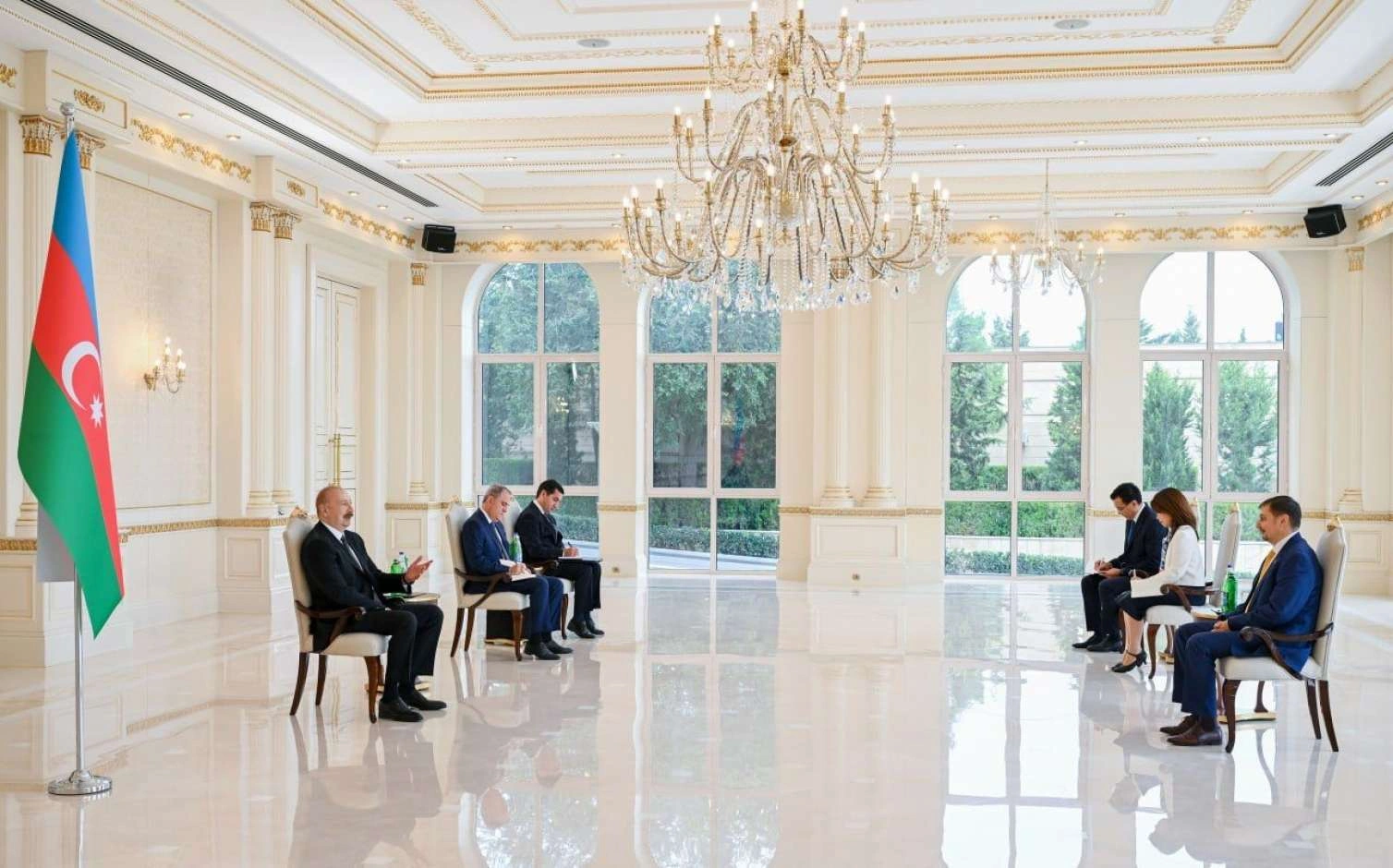 İlham Əliyev Dmitri Şlapaçenkonu qəbul etdi