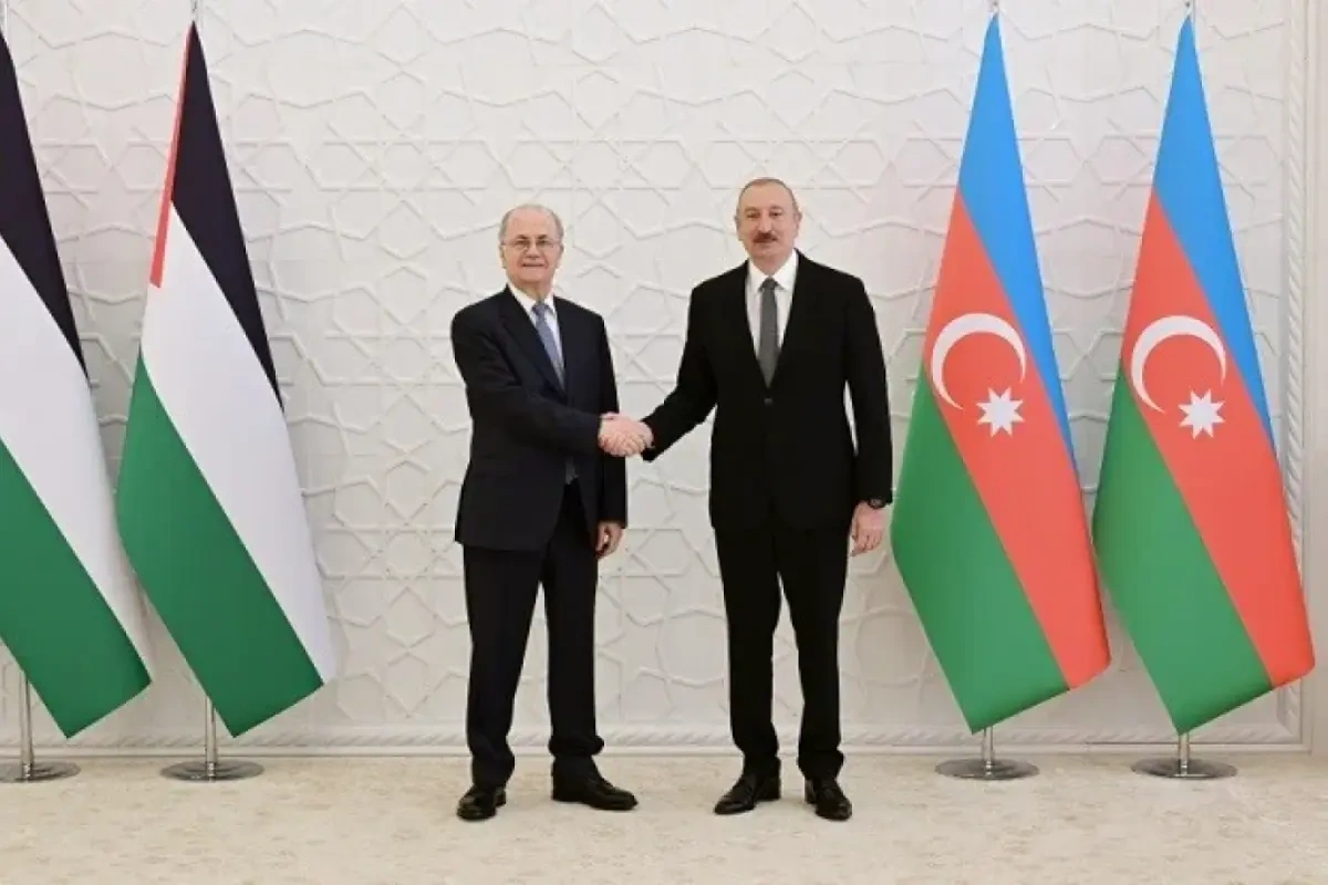 İlham Əliyev Fələstinin baş nazirini qəbul etdi