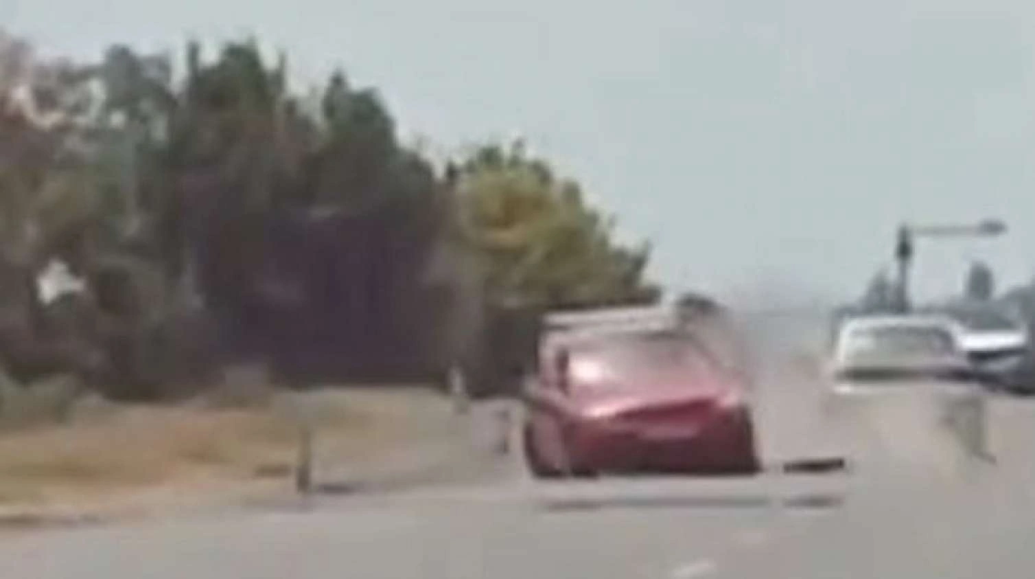 Yuxulu sürücü əks yola çıxıb qəza törətdi