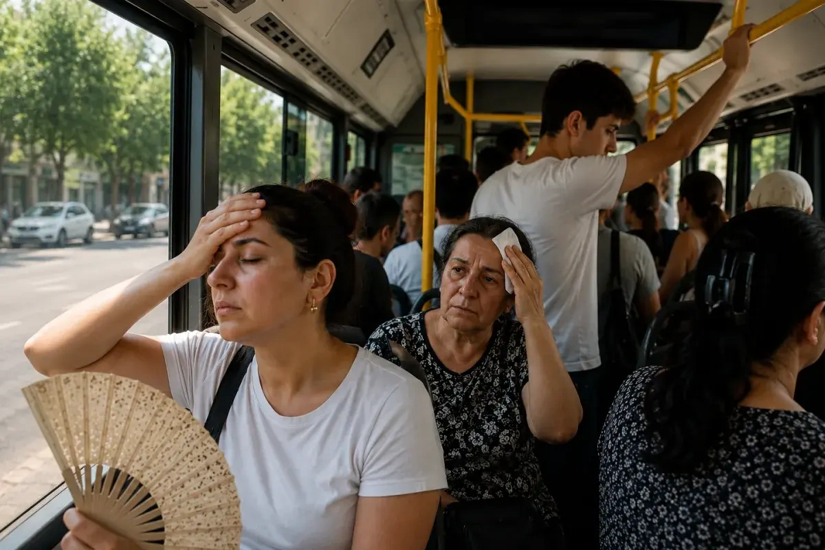 Avtobusların kondisionerləri niyə işə salınmır? - VİDEO