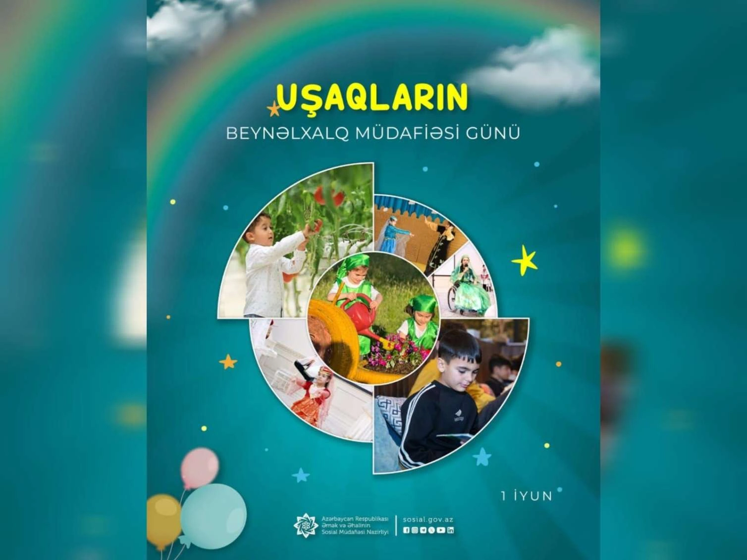 1 iyun Uşaqların Beynəlxalq Müdafiəsi Günü...