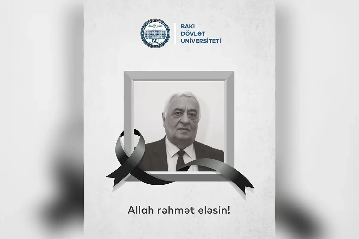 BDU-nun müəllimi vəfat etdi - Foto