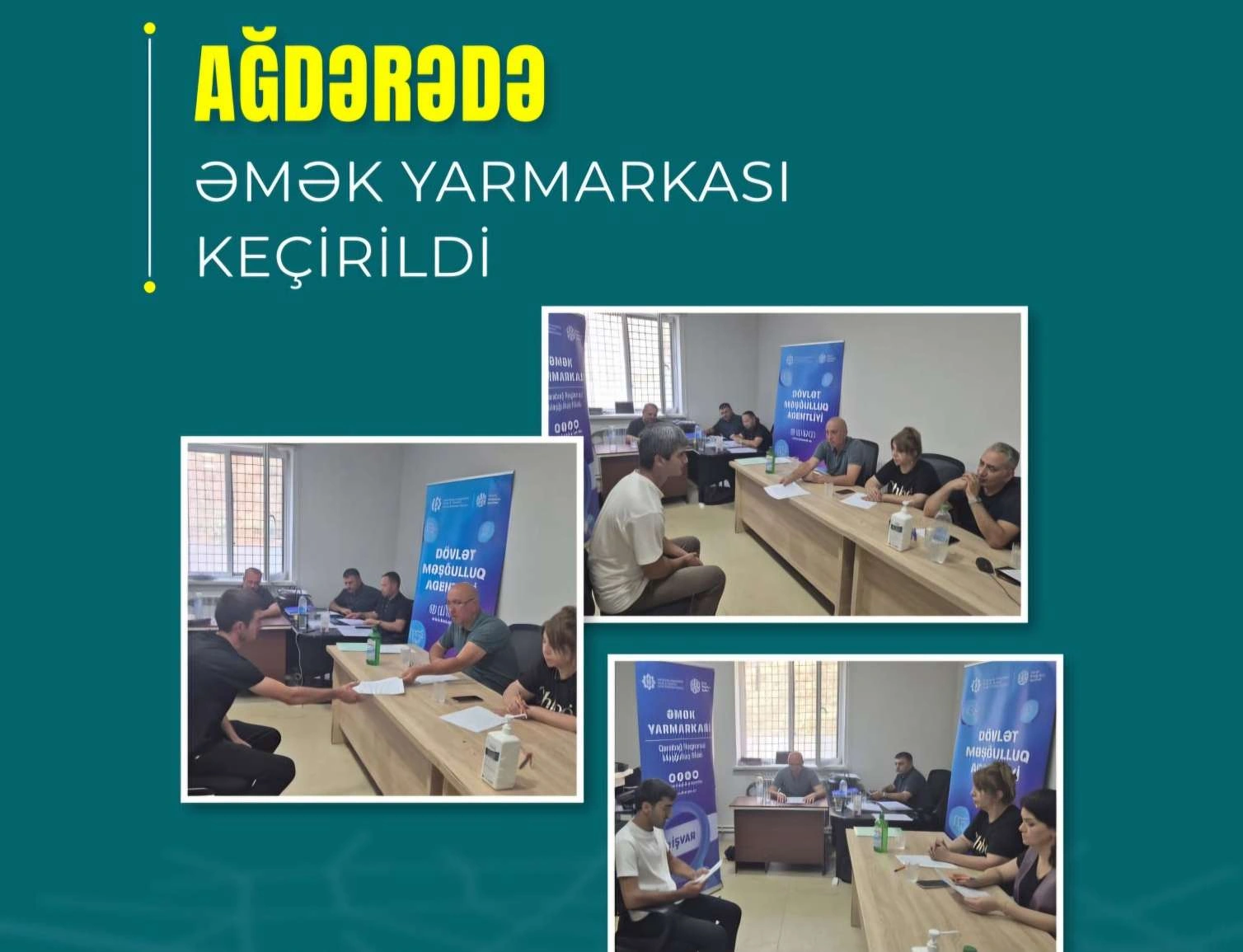 Ağdərədə əmək yarmarkası keçirildi