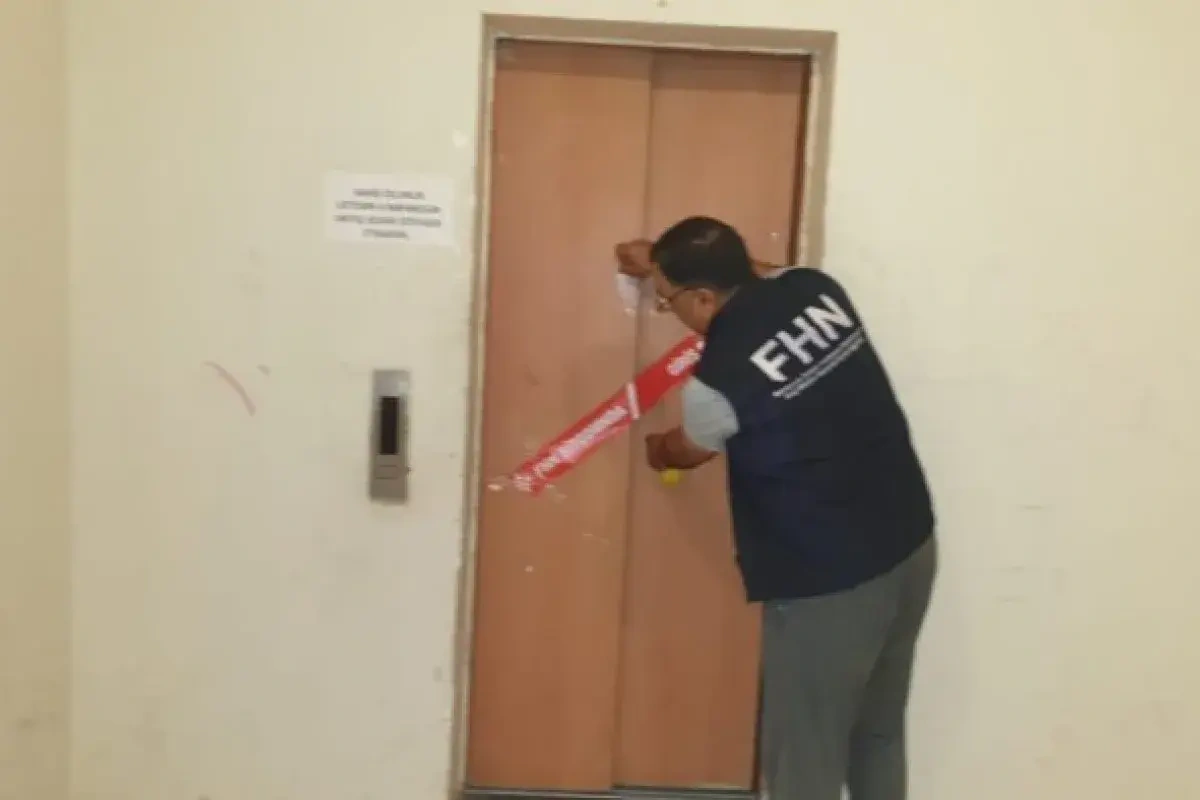 Bakıda yaşayış binasında 6 liftin fəaliyyəti dayandırıldı