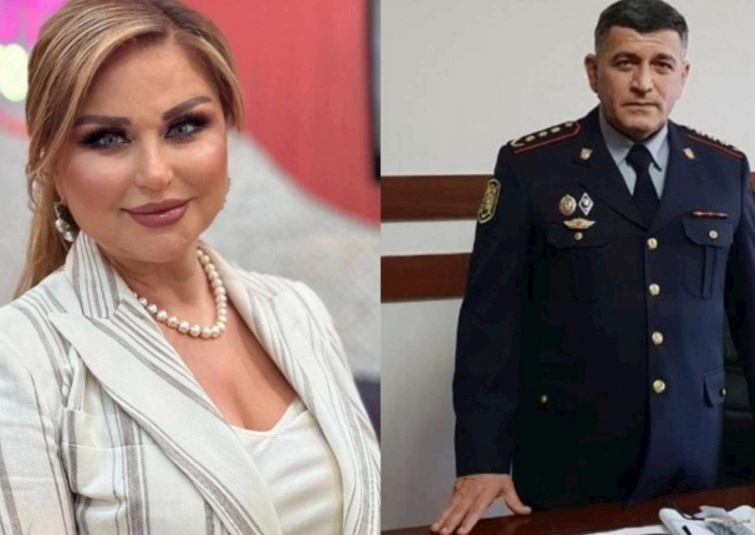 Mələkxanım Eyubovanın həyat yoldaşı nəvəsi ilə —