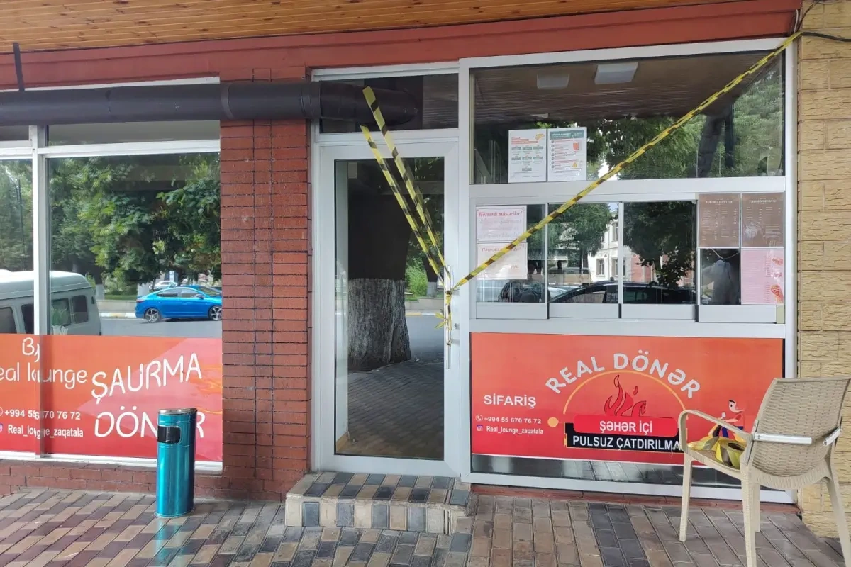 Zaqatalada kütləvi zəhərlənmə olan dönərxana BAĞLANDI