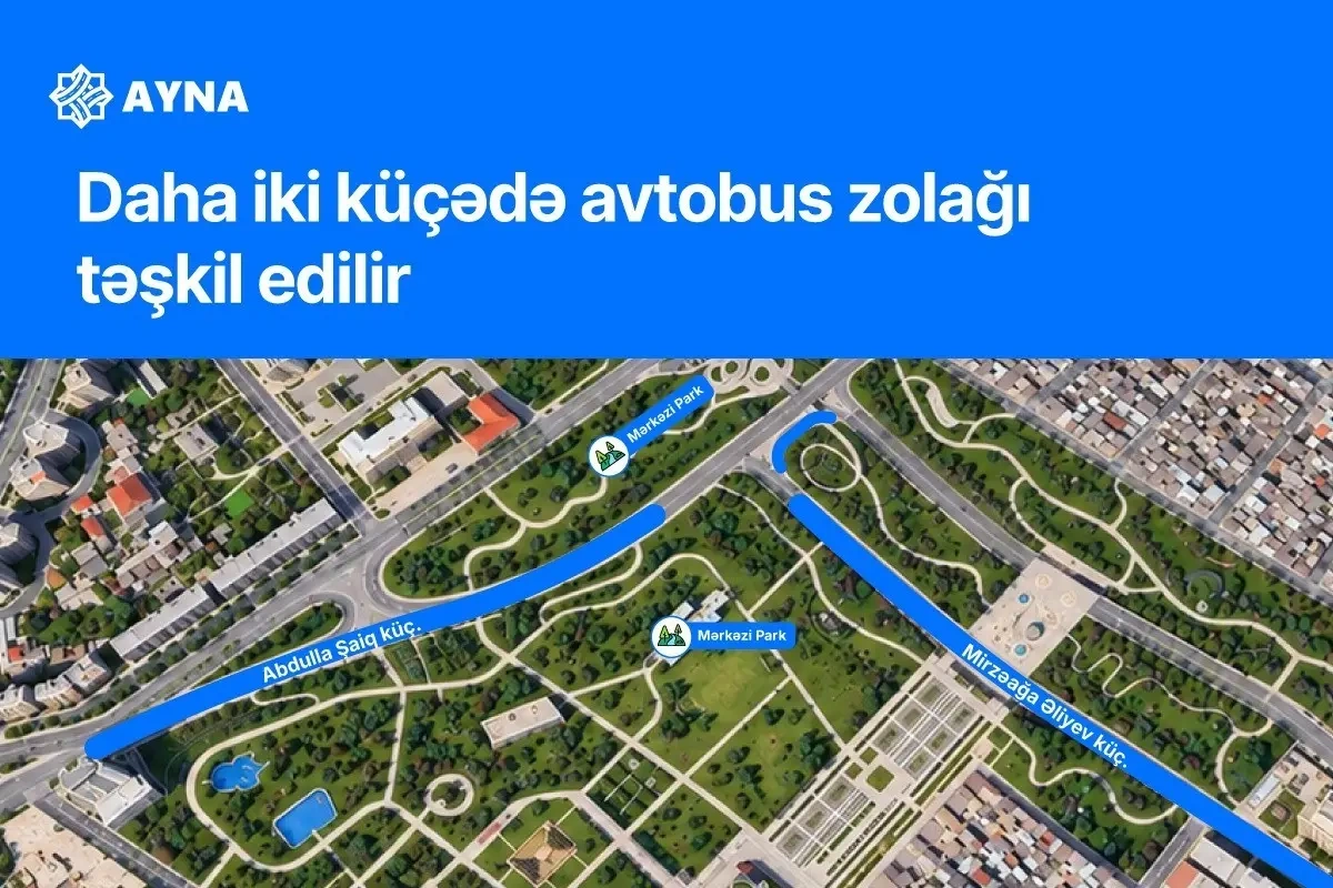 Paytaxtda daha iki küçədə avtobus zolağı təşkil edilir