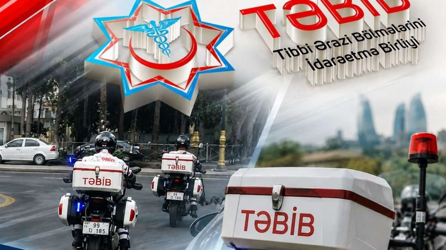 Bakıda motosikletlə təcili yardım xidməti: