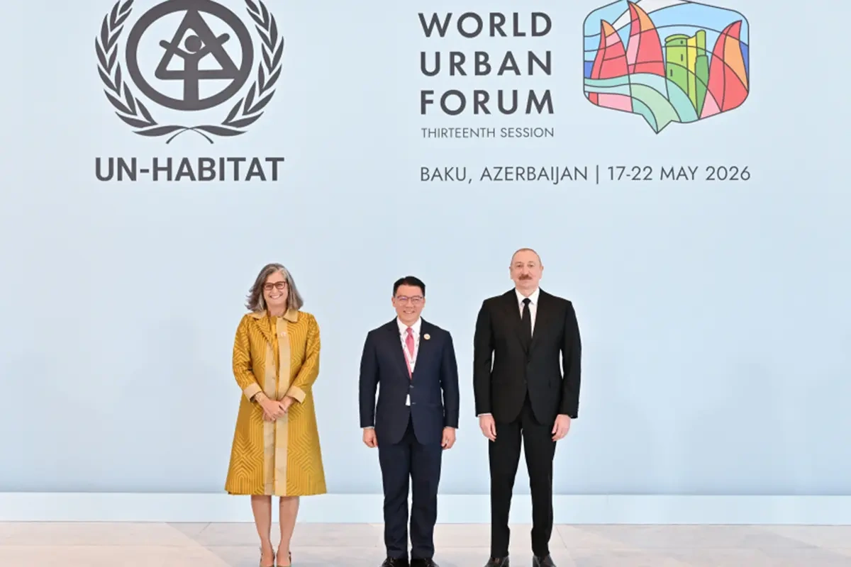 Prezident WUF13-ün açılış mərasimində iştirak edir - Foto
