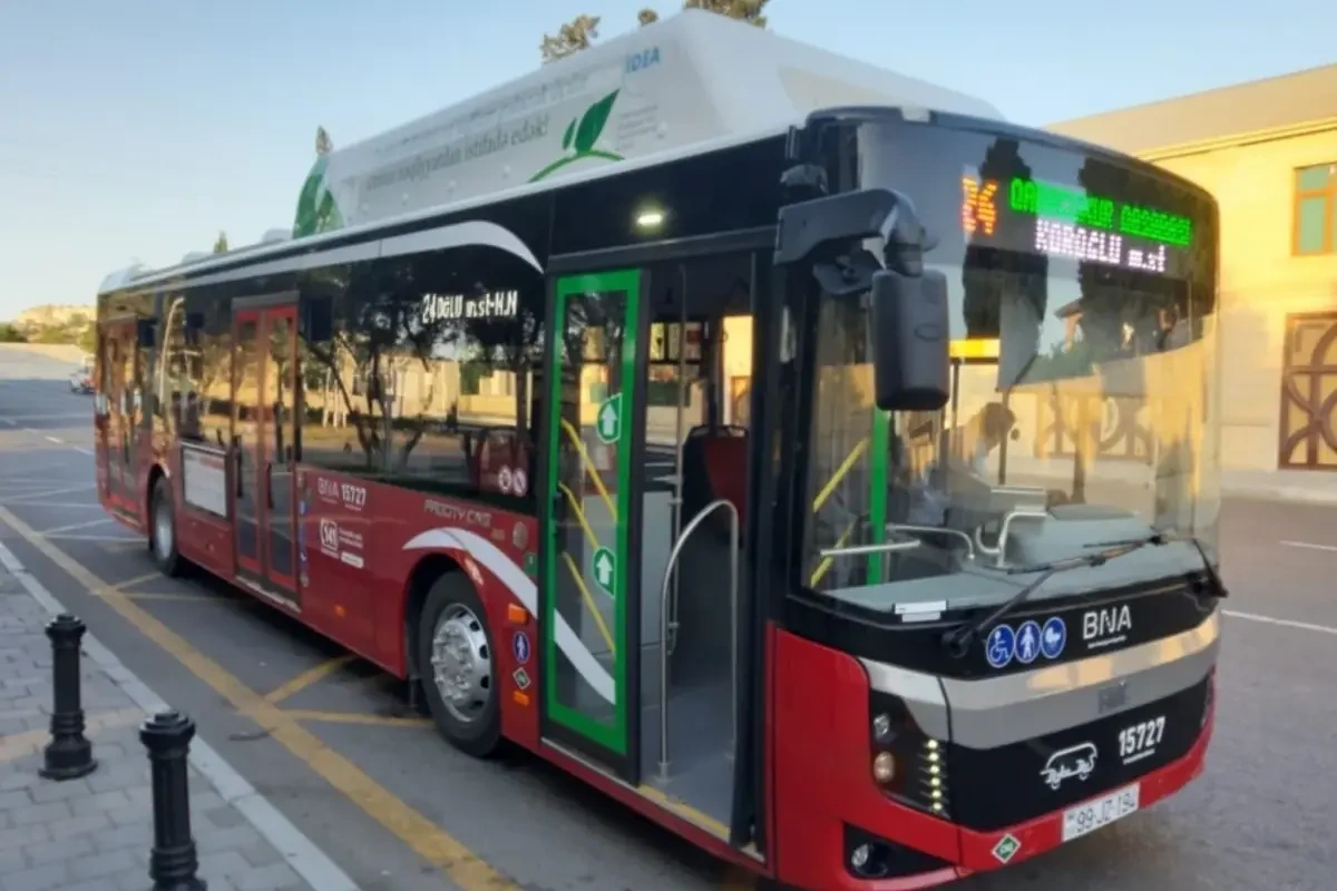 Bu avtobusun hərəkət sxemi müvəqqəti dəyişdirildi
