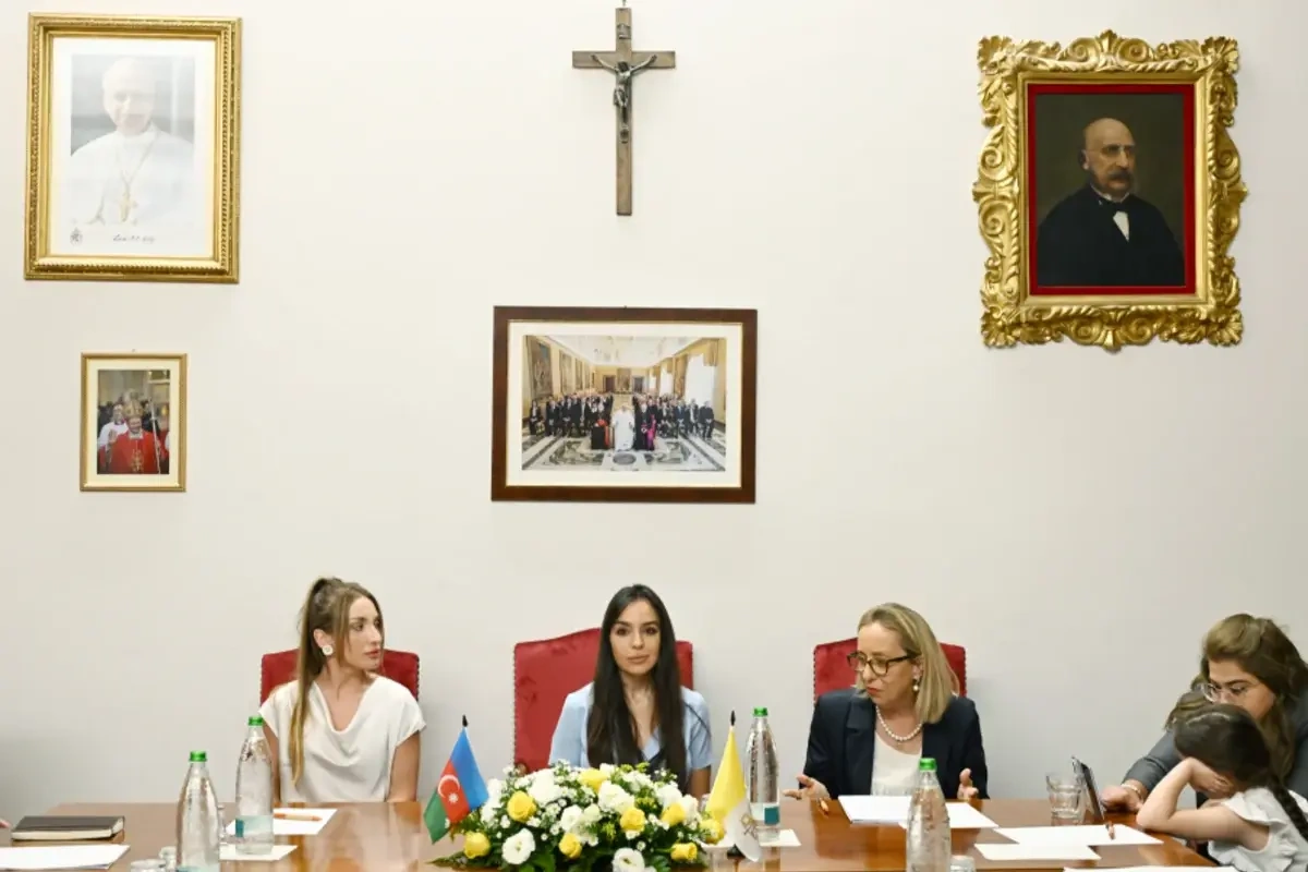 Leyla Əliyeva Raffaella Culiani ilə görüşdü