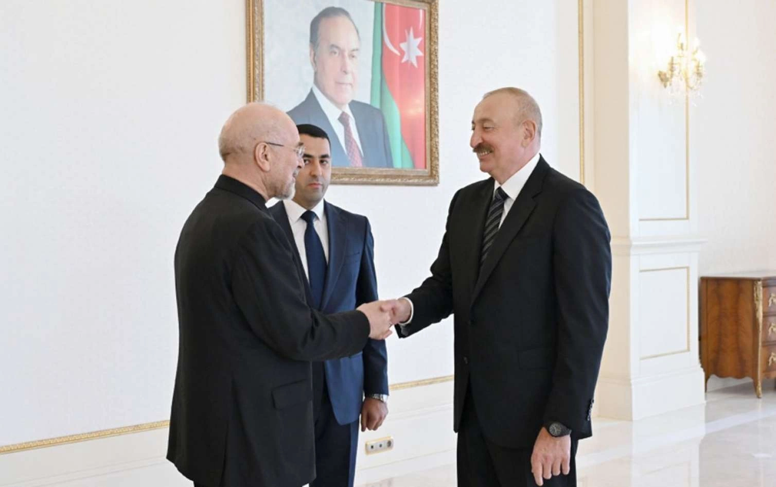 Prezident Qalibafı qəbul etdi -