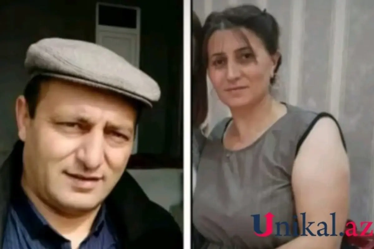 Ağdərədə qəzada ölən ər-arvadın FOTOSU