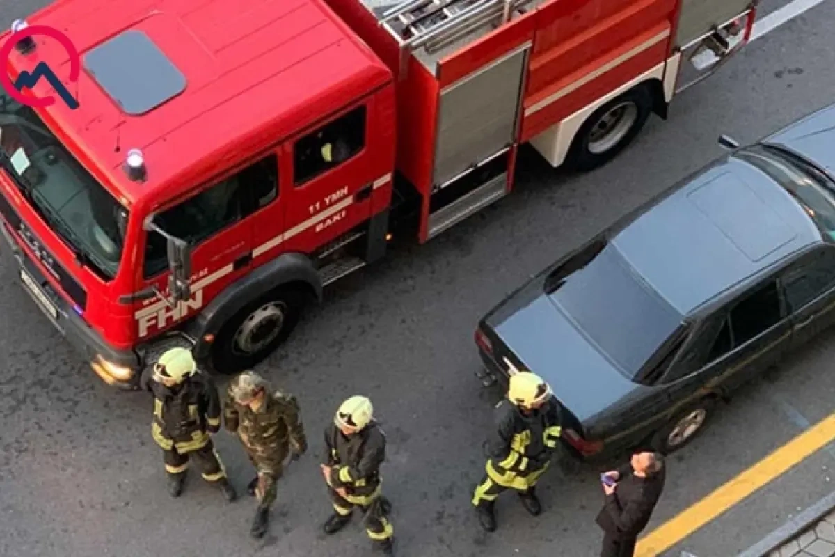 Xırdalanda yaşayış binasında yanğın