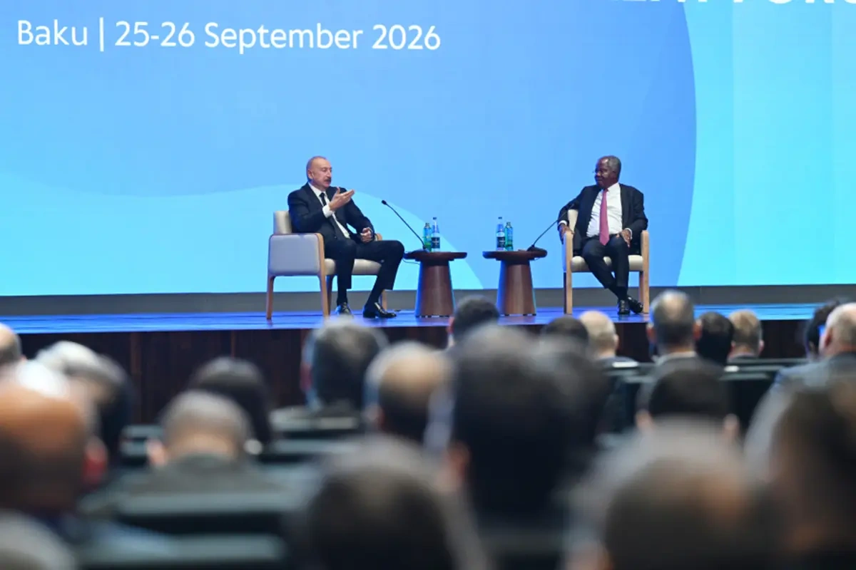 Prezident II Azərbaycan Beynəlxalq İnvestisiya Forumunda iştirak etdi - Video+Fotolar+Yeniləndi