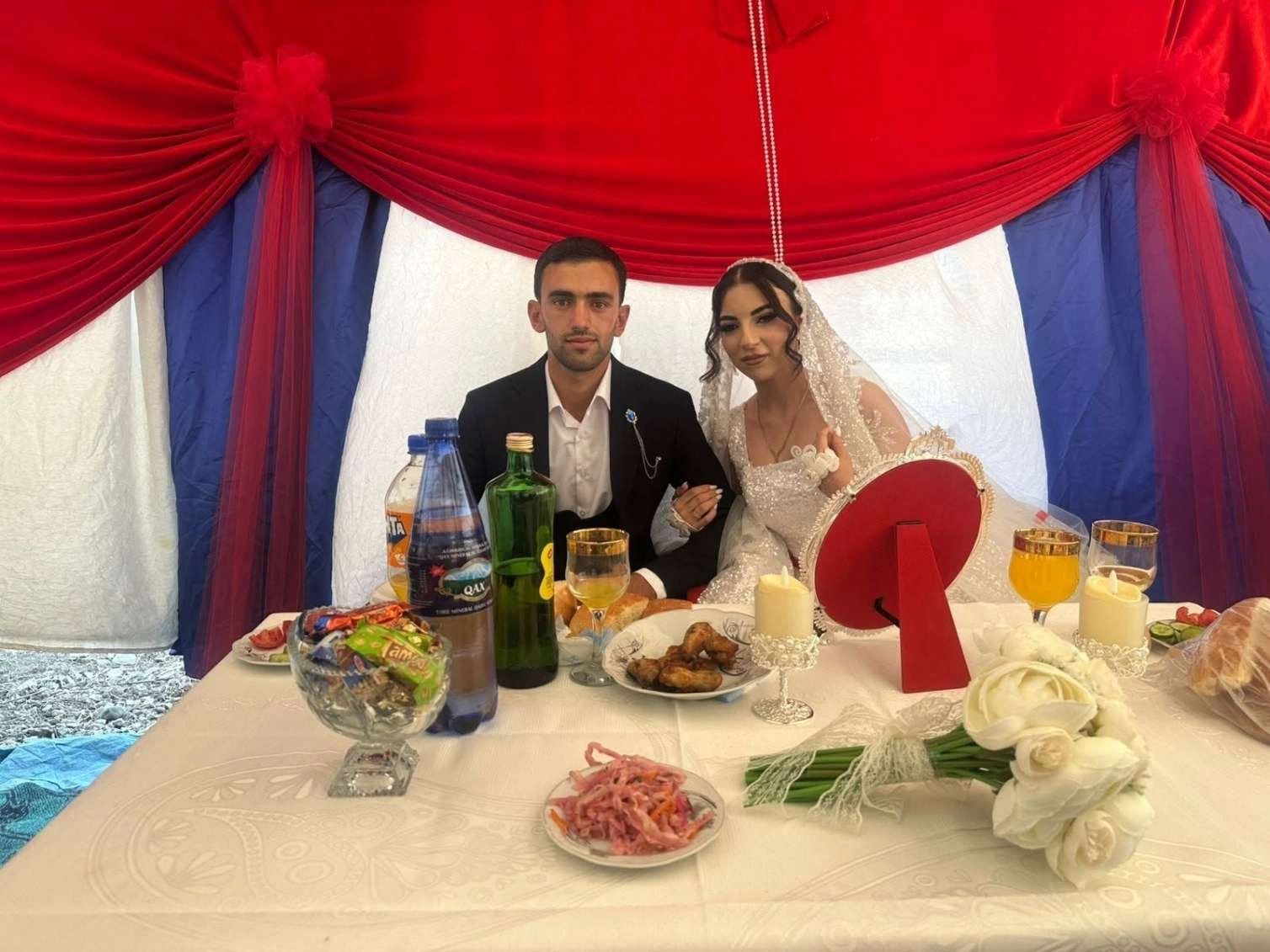 Xocalıda çadır toyu