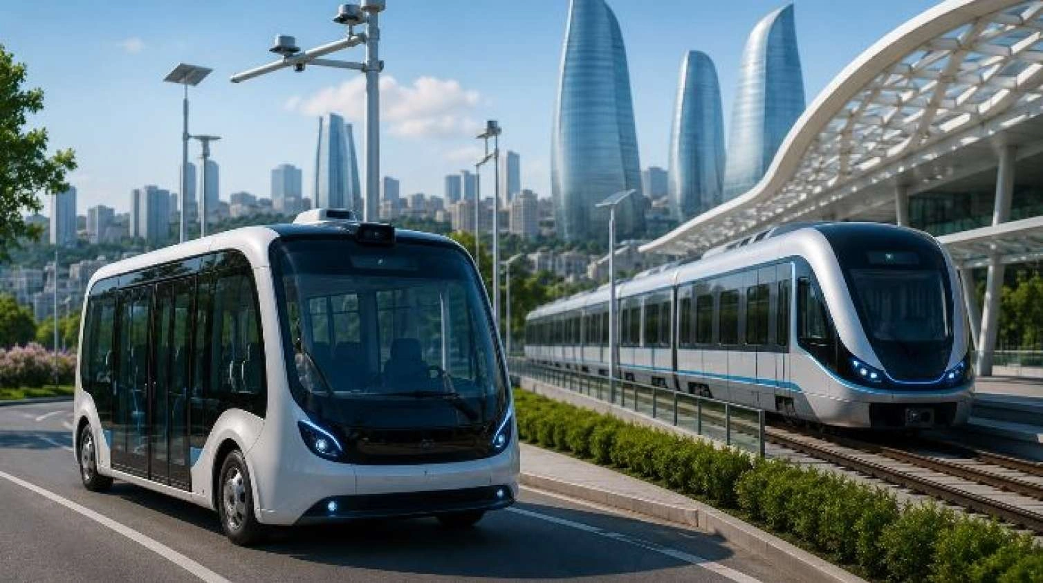 Azərbaycanda sürücüsüz avtobuslar: