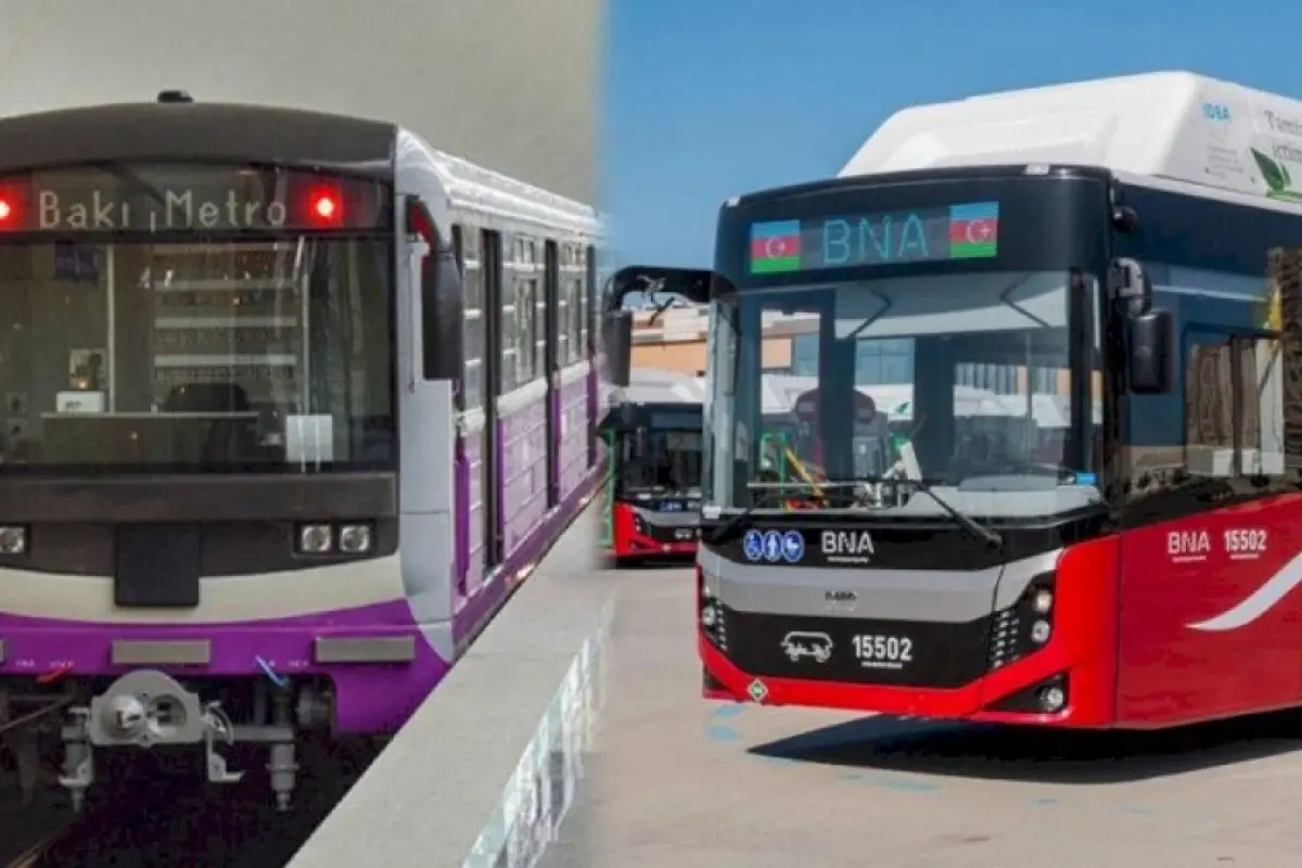 Bu şəxslər üçün avtobus və metro pulsuzdur