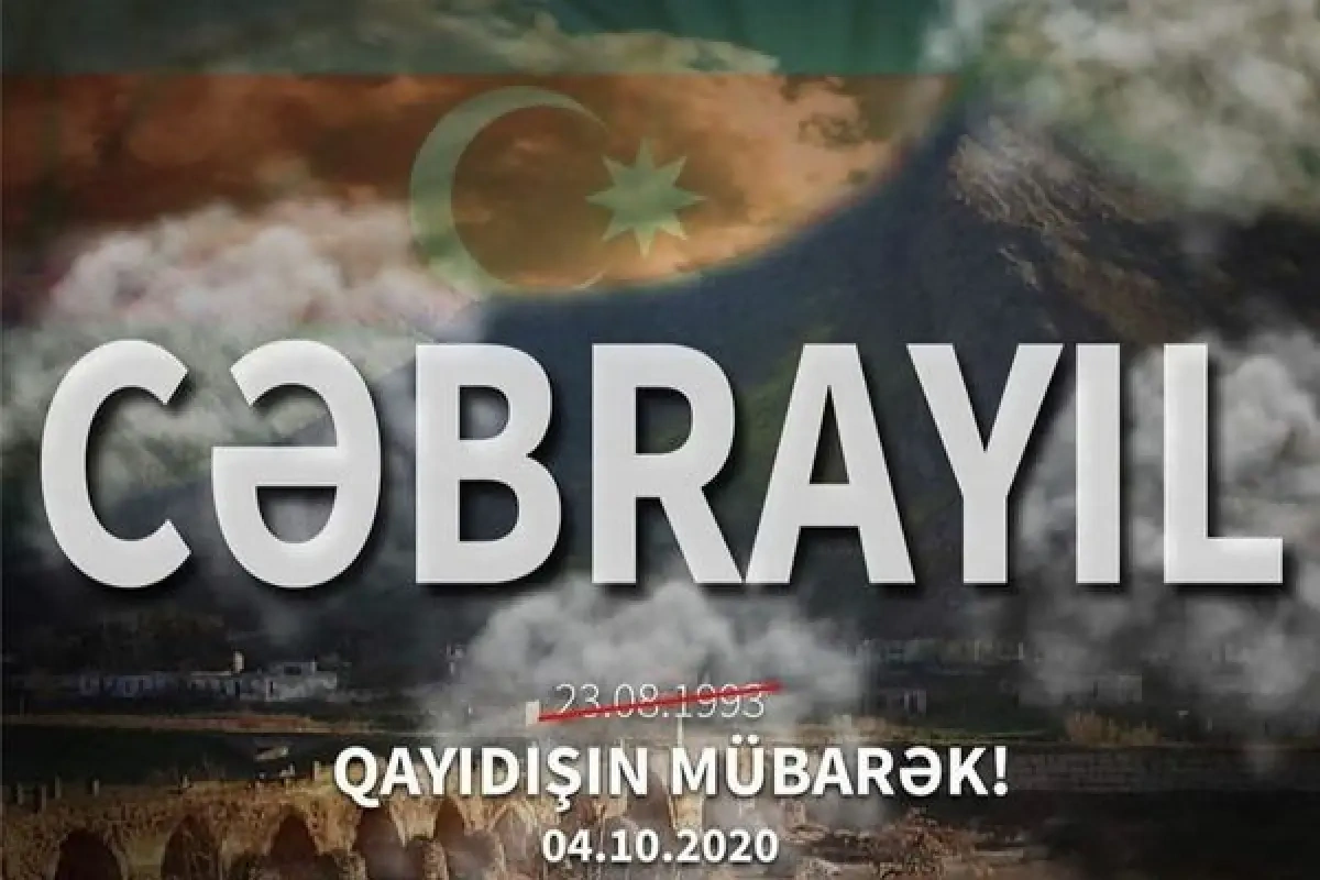 Cəbrayıl şəhərinin azad olunmasından 6 il ötür