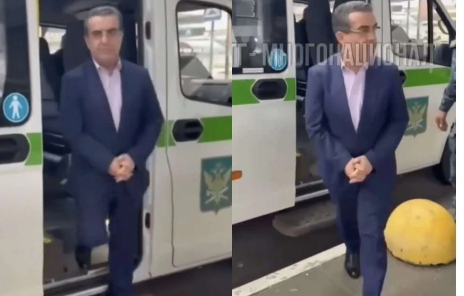 Bəxtiyar Həsənovun deportasiya görüntüləri yayıldı