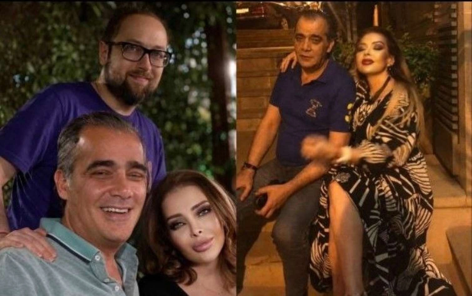 Rəşidə Behbudova həyat yoldaşı və oğlu ilə -