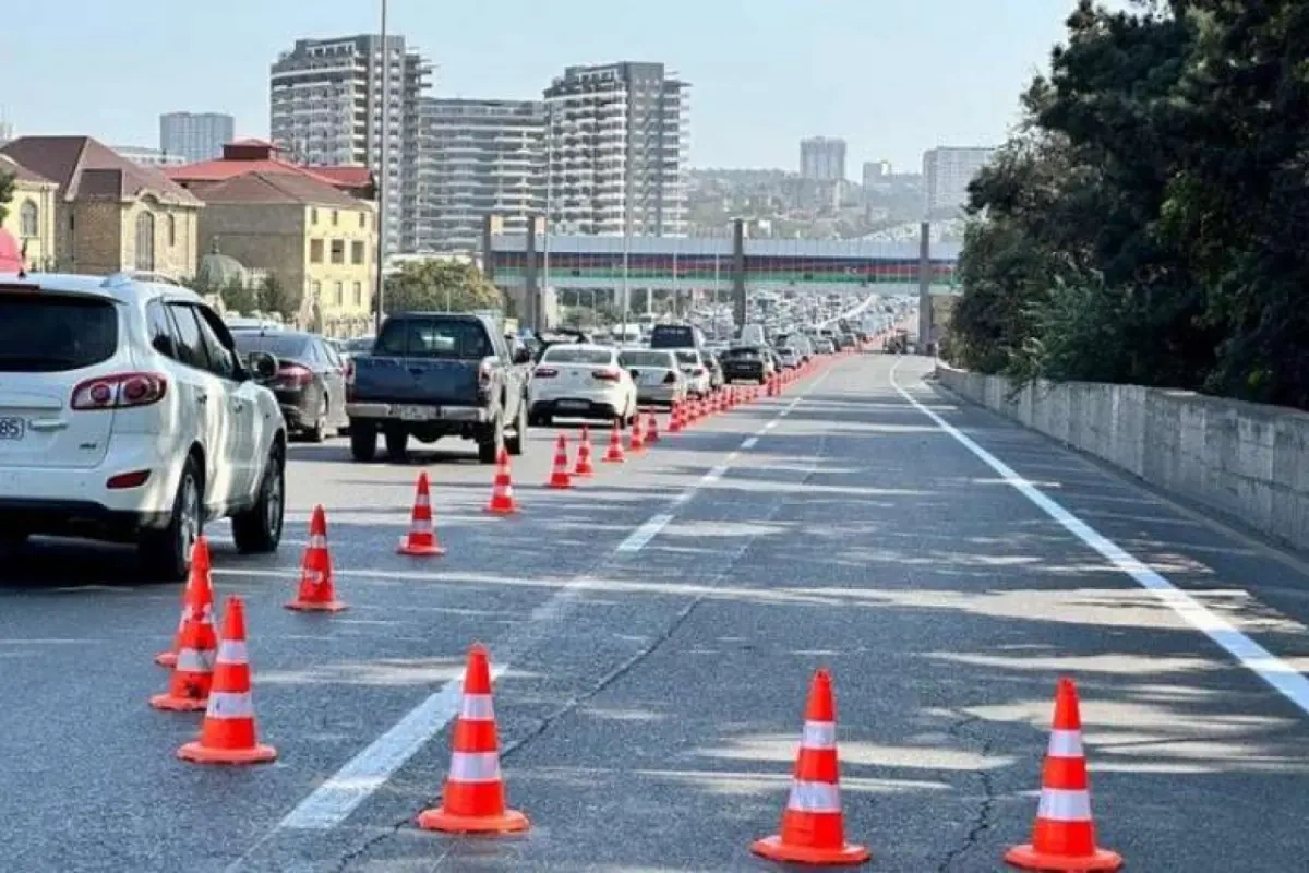 Bakının 3 əsas küçəsində yol tam bağlanır