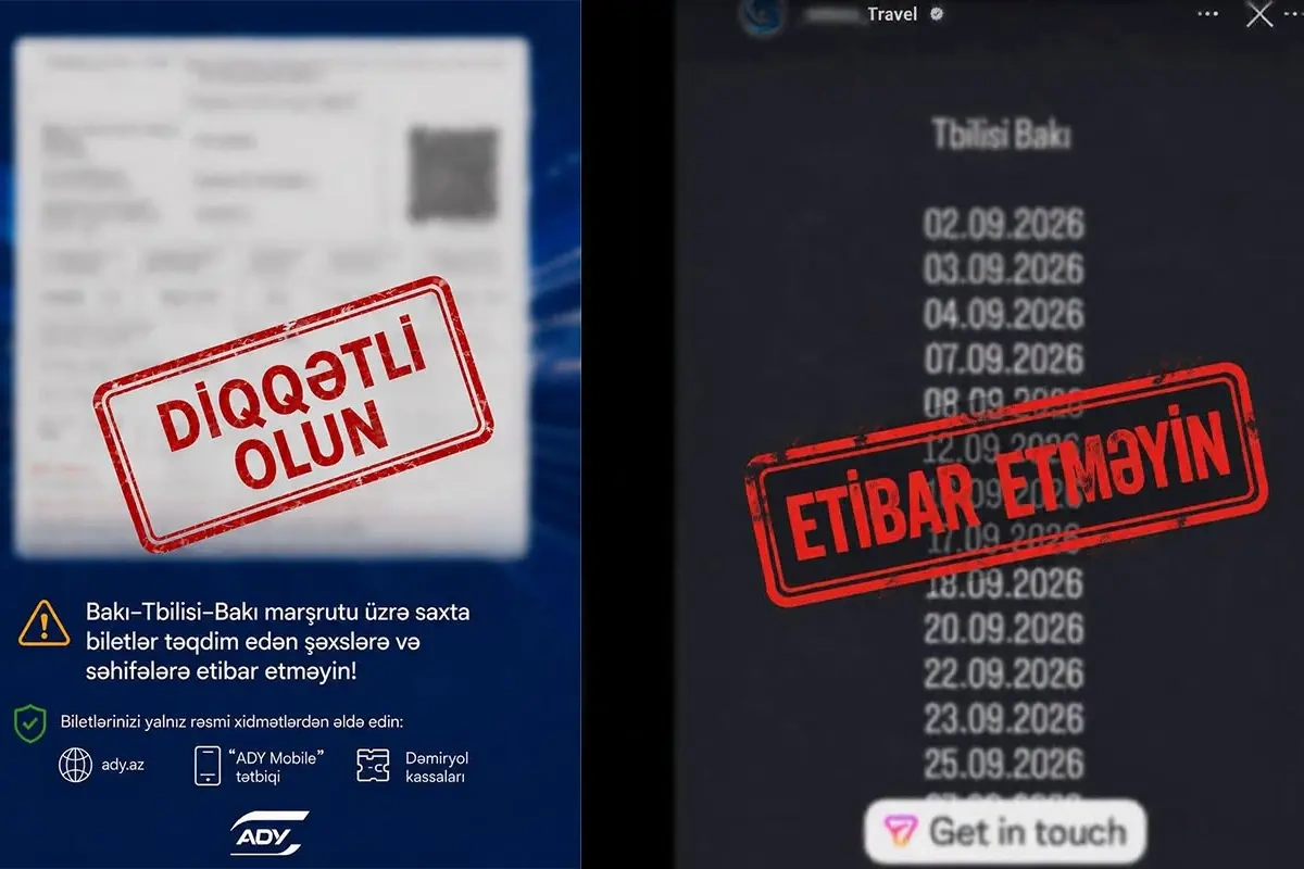 Tbilisiyə saxta bilet satışı ilə bağlı ADY-dən müraciət