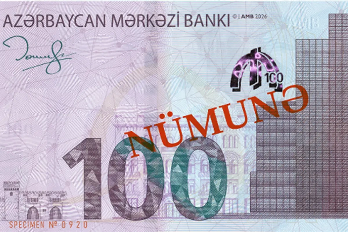 Yeni 100 manatlıqlar tədavüldə - Taleh Kazımovun imzası ilə