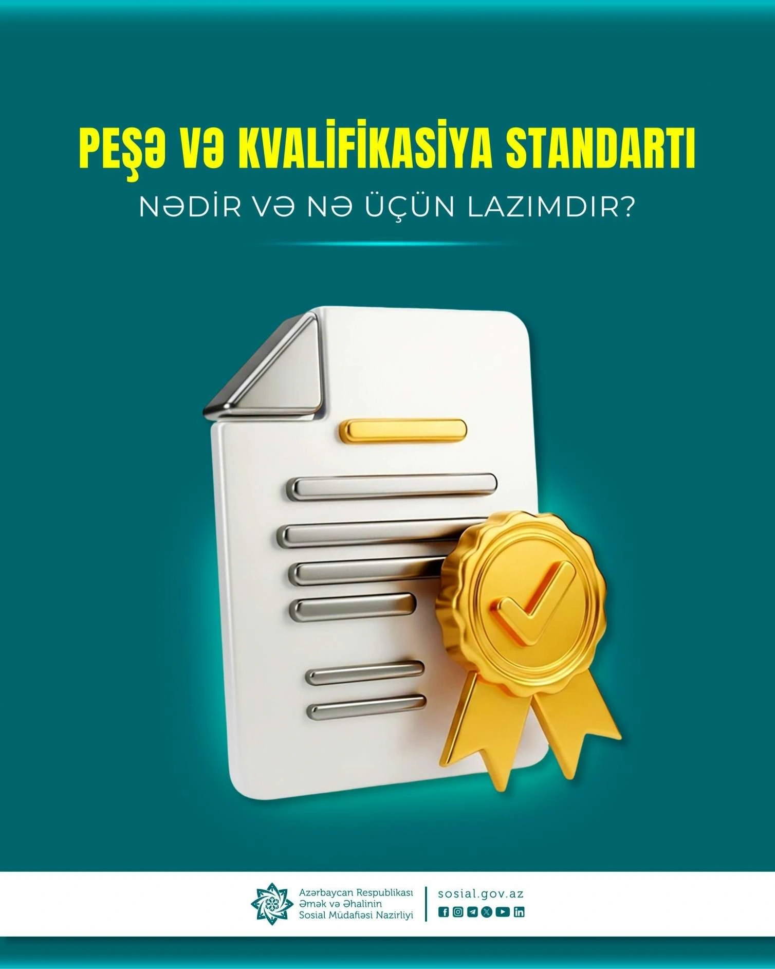 Peşə və kvalifikasiya standartı nədir və nə üçün lazımdır?