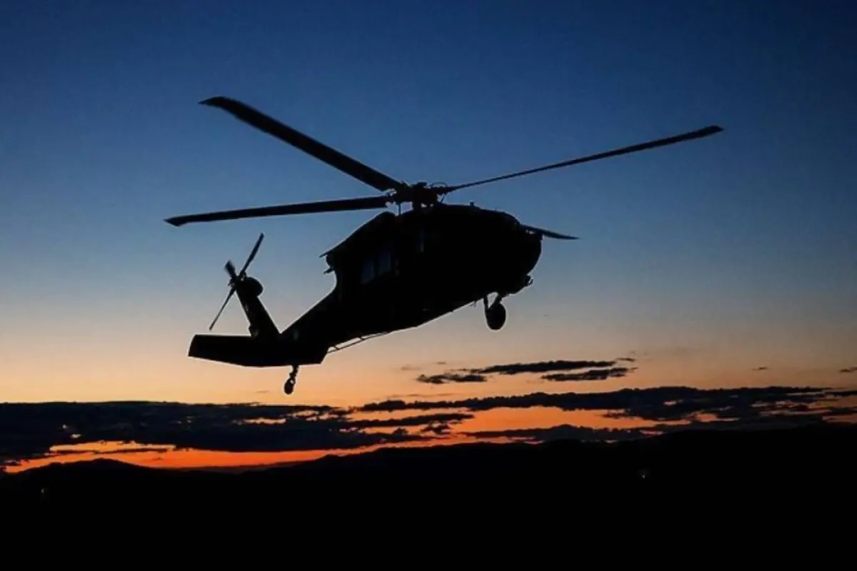 Ankarada təlim helikopteri qəzaya düşdü - Yaralılar var