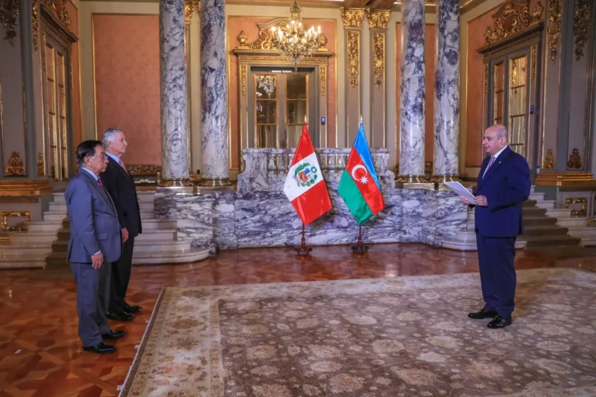 Peru Prezidenti Azərbaycan səfirinin etimadnaməsini qəbul etdi