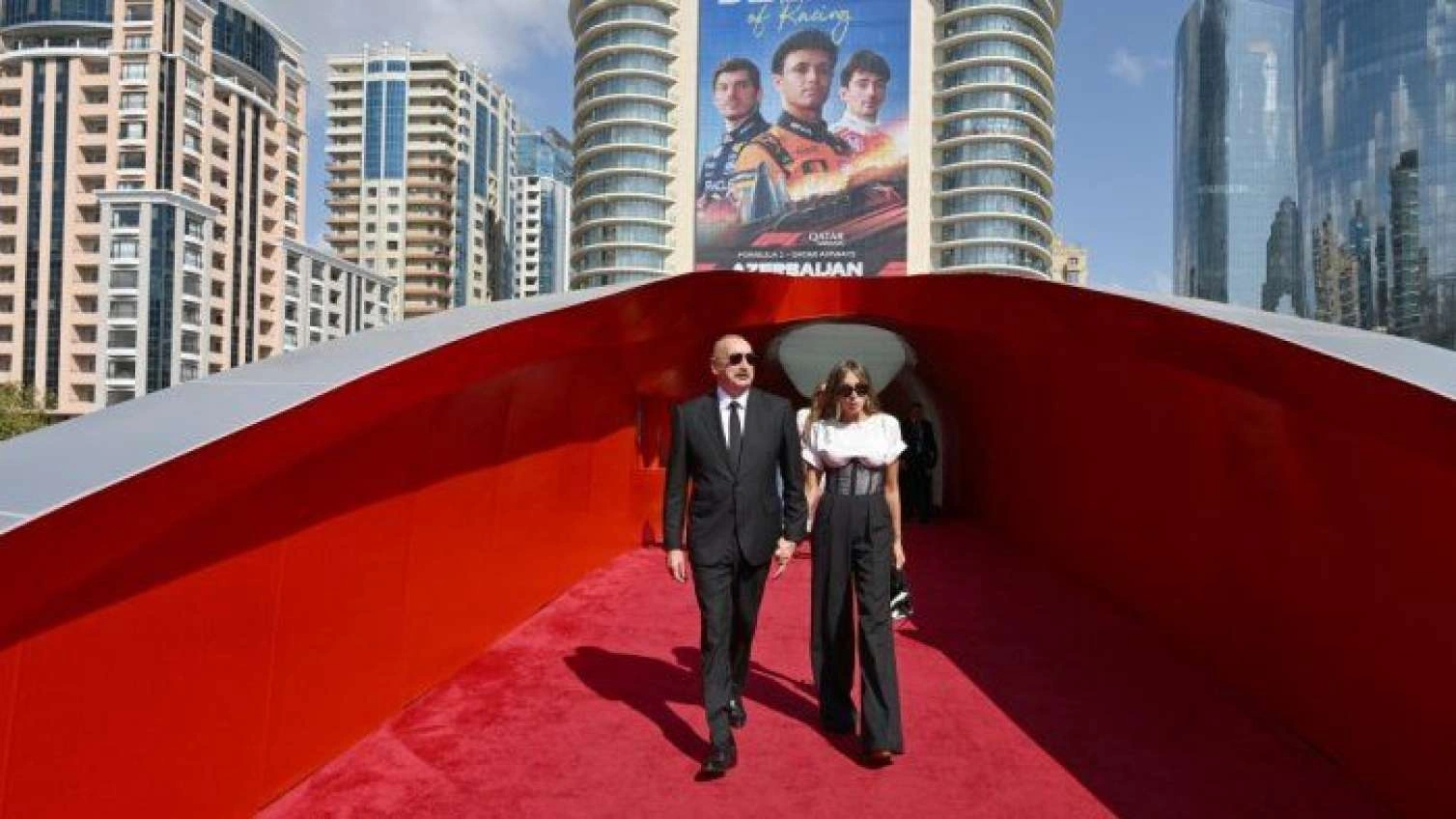 Prezident və ailəsinin Formula 1 görüntüləri -