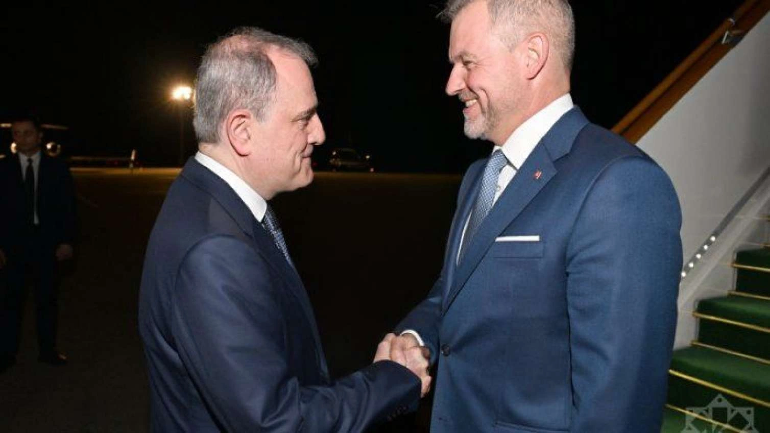 Slovakiya Prezidenti Peter Pelleqrini Azərbaycana gəldi - FOTO