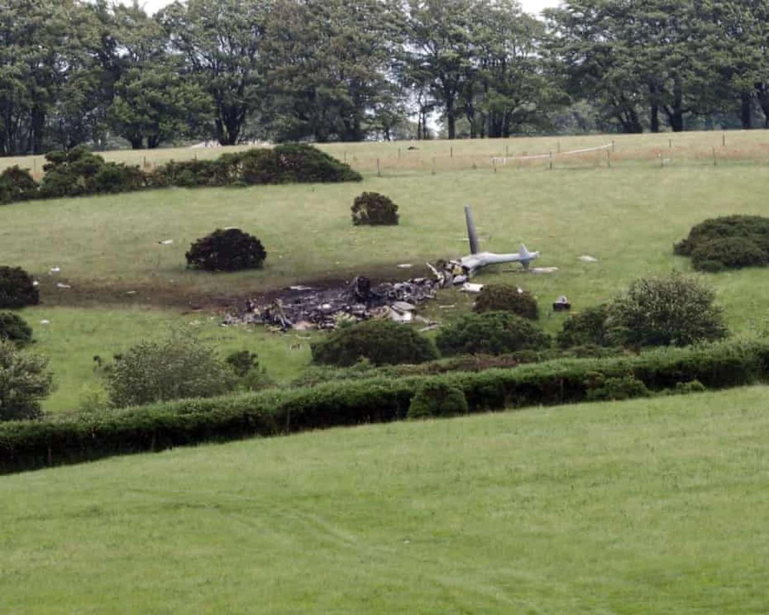 Böyük Britaniyada hərbi helikopter qəzaya uğradı - Ölənlər var
