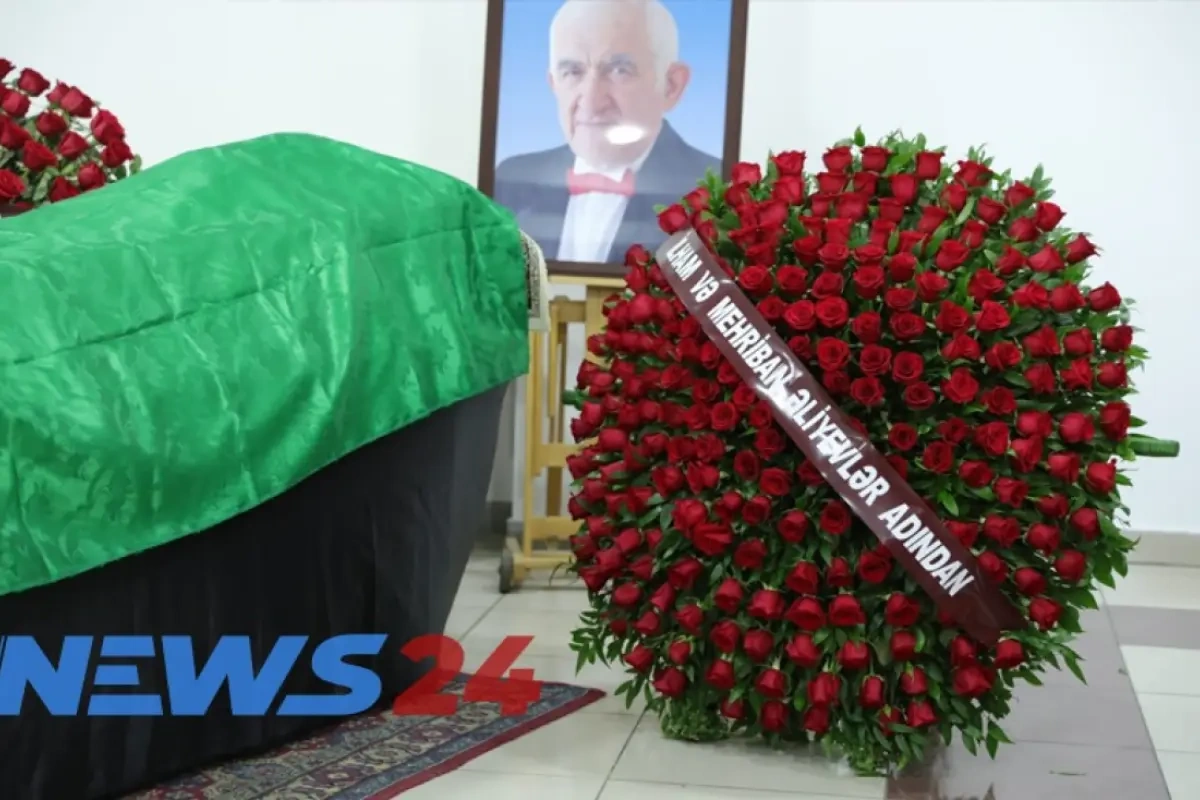 Prezident və xanımı Xalq artistinin vida mərasiminə əklil göndərdi- FOTO