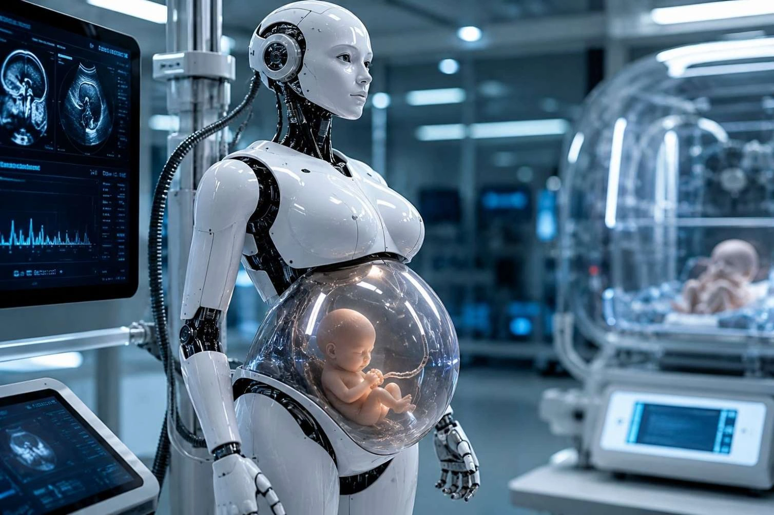 Çində “hamilə robot” hazırlanır: Gələcəkdə uşaqları robotlar daşıya bilər?