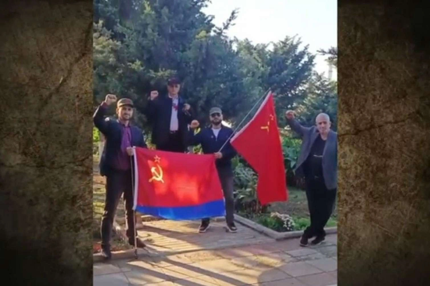 Bakıda yaşanan SSRİ bayrağı