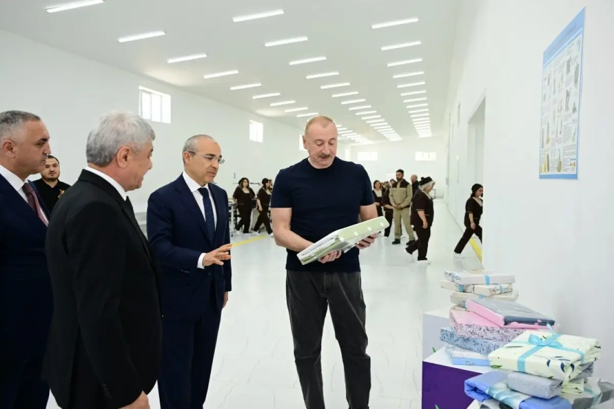 Xocalıda “Qarabağ Tekstil Evi” MMC istifadəyə verildi