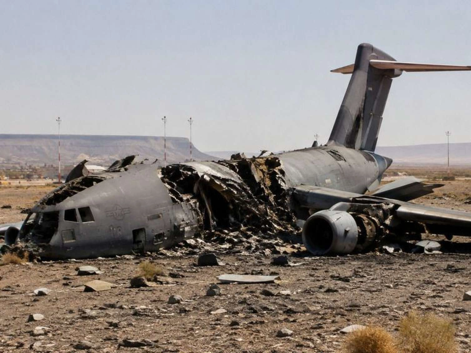 Almaniyadakı ABŞ aviabazasında hərbi təyyarə qəzaya uğradı