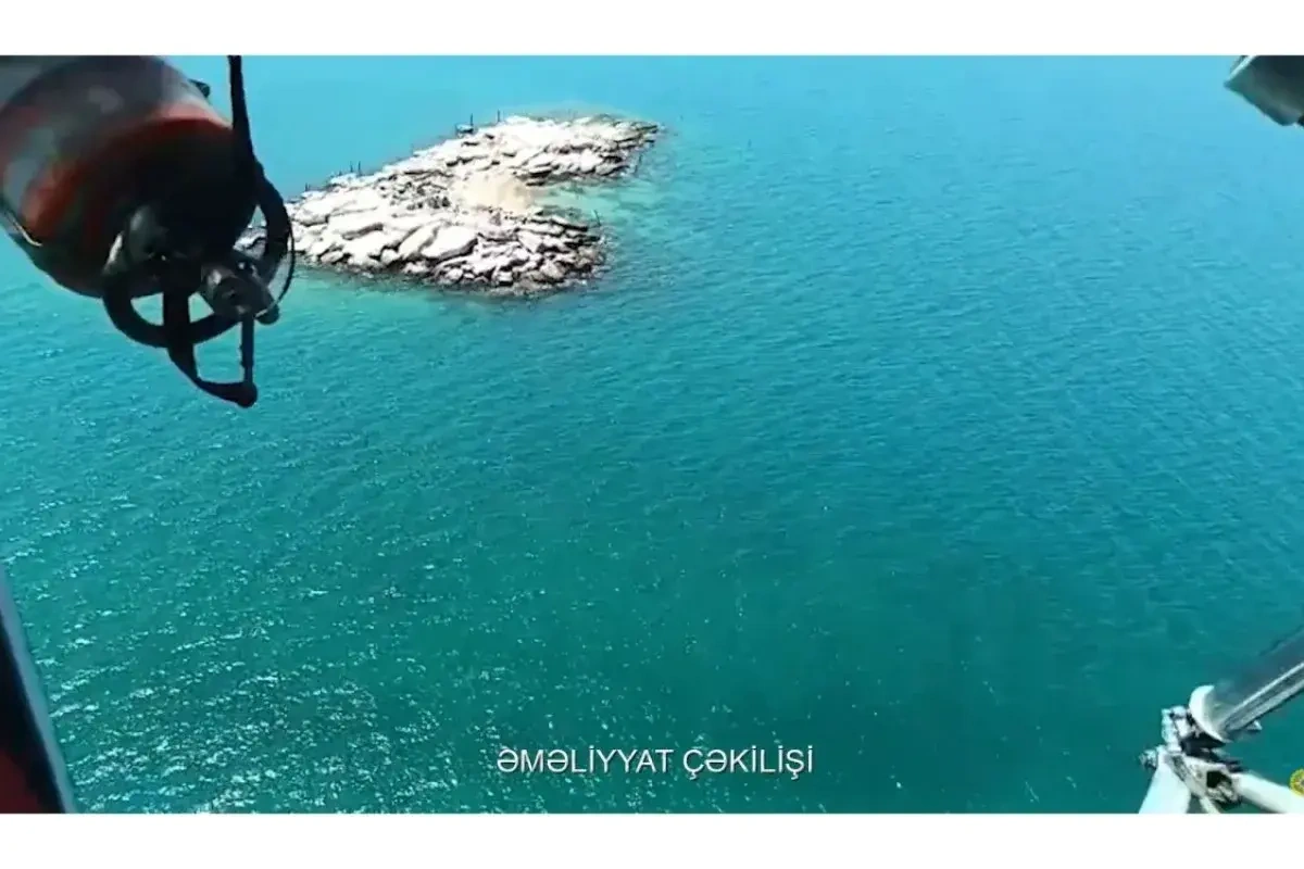 Dənizdə batan 19 yaşlı qızın axtarışlarına helikopter cəlb olundu - VİDEO